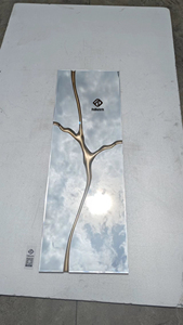 Espejo Decorativo de <span class=keywords><strong>Pared</strong></span> Premium de 40x120 cm, Diseño Art Deco Elegante, Reflejo HD Mejorado para Ver el Cuerpo Completo, Decoración para el Hogar - Product Image 2
