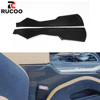 Trim Interior Mobil Serat Karbon Asli untuk BMW M3 G80 G81 M4 G82 G83 Upgrade Cover Konsol Tengah Trim Dashboard
