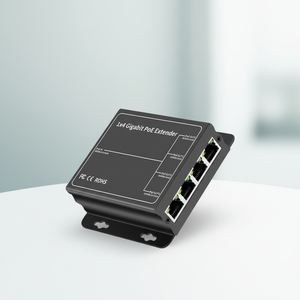 Repetidor/Extensor POE Gigabit de Aluminio, 1 Entrada y 4 Salidas, Estándar 90W 802.3af/at/bt, 48V, 5 Puertos, 10/100/1000Mbps - Product Image 3