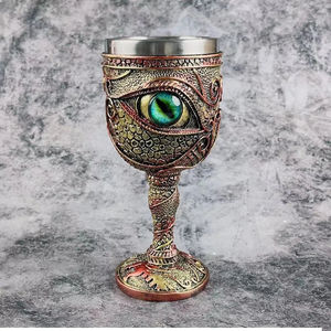 Cáliz de Resina con Ojos de Dragón, Diseño de Serpiente y Ojo de <span class=keywords><strong>Diablo</strong></span> para Halloween, Decoración Artesanal, Copa para <span class=keywords><strong>Vino</strong></span> Tinto - Product Image 6