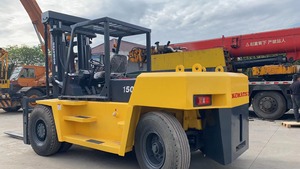 <b>Used</b> Komatsu FD150 Diesel Forklift with 3-Stage Mast 3254mm Fork Length Large Capacity for Rental Mining Construction Industries - Product Image 2