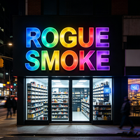 Lettres RGB personnalisées sur mesure, changeantes de couleur, en acrylique 3D pour enseigne de maison, matériau brut anti-jaunissement