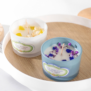 Nhỏ tinh khiết làm bằng tay thơm lâu dài hương thơm đậu nành nến bên trong đá khô hoa hương thơm biểu hiện massage oi nến - Product Image 6