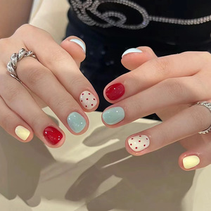 <span class=keywords><strong>Faux</strong></span> Ongles Courts à Pression <span class=keywords><strong>en</strong></span> Gros, Haute Qualité, 24 Pièces, <span class=keywords><strong>Acrylique</strong></span>, Luxe, Étiquette Privée, Emballage Fournisseur French Tip - Product Image 6