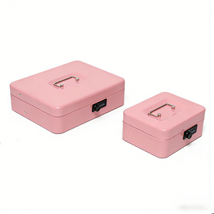 Consistent Quality Combination Lock Cold-Rolled Steel <strong>Lockable</strong> Metal Storage <strong>Box</strong> for <strong>Small</strong> Jewelry Secure Storage - Product Image 3