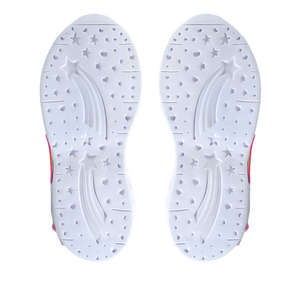 HT-9K0379 Suela de Zapatos Deportivos para Niños, Duradera y Ligera, EVA+TPR, Antideslizante, Diseño de Estrella Arcoíris, Color y Logotipo Personalizables - Product Image 2