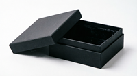 Boîte cadeau rigide personnalisable, étanche, écologique, avec couvercle réutilisable, doublure en éponge de 2 mm, finition vernie pour emballage de chaussures et de bougies, protection UV