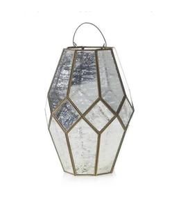 Lanternes en verre de <span class=keywords><strong>mercure</strong></span> en <span class=keywords><strong>métal</strong></span>, lanterne Antique en verre, échantillon en <span class=keywords><strong>métal</strong></span> doré disponible, décoration claire de vacances - Product Image 4