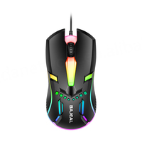 Ensemble clavier et souris de jeu filaire USB T450, clavier mécanique rétroéclairé LED, design ergonomique, 1200 DPI, cadre métallique, 104 touches multimédias