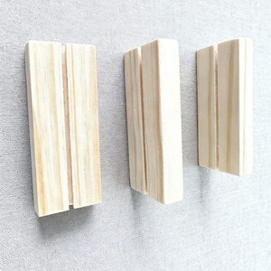 Wooden Business <b>Card</b> <b>Holder</b> 10x4x1.5 Cm Minimalist Style For Wedding Restaurant Bar Birthday Party Tabletop Seating - Product Image 3