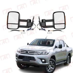 Espejos de remolque lateral extensibles para Toyota Hilux <span class=keywords><strong>Vigo</strong></span> N70, retrovisores eléctricos manuales para Toyota Hilux <span class=keywords><strong>Vigo</strong></span> 2005-2015 - Product Image 6