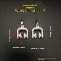 Rails de rideaux de style nouveau et ancien, rails en I, poulies, rouleaux, roues, boules de suspension, roues courbes, crochets