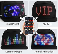 Cappellino da Baseball 100% Cotone con Display LED Programmabile tramite APP, Cappelli Intelligenti con Luci, Cappelli Pubblicitari a Scorrimento, Cappello LED a Scorrimento