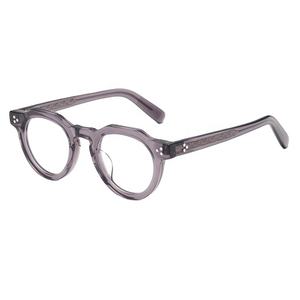 New Design High End Factory Wholesale Italian Unisex Acetate Eyeglasses <b>Frames</b> Diamond Face Shape Blue Blocking Eye Protection - Product Image 1