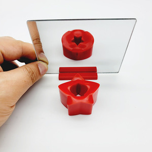 Trucco Magico con Illusione Visiva a Forma di Cuore, Cerchio e Stella, Accessorio per Magia Ravvicinata, Giocattolo per Bambini, Principianti e Maghi - Product Image 6