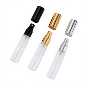 <b>10ml</b> Portable Travel Round Glass Perfume <b>Bottle</b> with Sprayer Cap UV Coating Screen Printing Custom Subpackage/ - Product Image 3