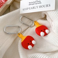 Porte-clés anti-chute créatif et personnalisé en forme de petite maison de dessin animé mignonne pour coque de protection Apple