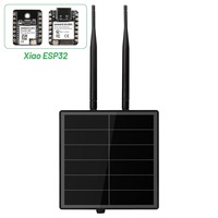 Nœud répéteur solaire D5L-S2 Mesh avec cartes Seeedstudio Xiao ESP32 S3 WiFi BLE+SX1262 LoRa intégrées, compatible Meshcore Meshtastic