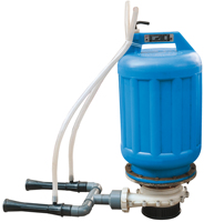 Pompe flottante portable 1 CV avec aérateur à jet multifonctionnel et lumière Futi pour l'irrigation et le drainage, en plastique durable