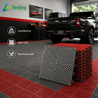 Dalles de sol de garage pour lavage de voitures, système de drainage réutilisable de qualité commerciale