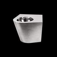 WC en acier inoxydable résistant aux vandales, à montage en coin, économiseur d'eau, pour prison, vente en gros OEM ODM