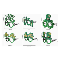 Gafas Decorativas Novedosas para el Día de San Patricio, con Diseño de Trébol, Divertidas, de Dibujos Animados, para Fiestas Temáticas Irlandesas