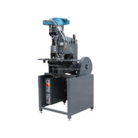 Machine à œillets semi-automatique à double tête, haute efficacité, pour rivetage de deux trous sur classeurs à levier
