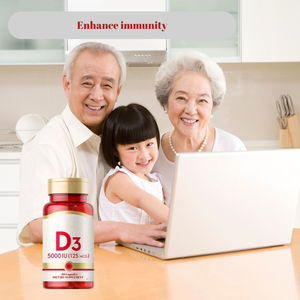 Cápsulas de vitamina D3 OME que promueven la absorción de calcio y protegen los huesos - Product Image 3