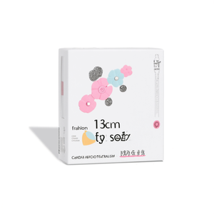 Fermaglio per capelli a forma di fiore da 13 cm, colori misti, confezione da 12, gioielli alla moda - Product Image 1