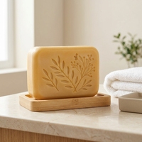 Savon Solide Artisanal à l'Huile de Ricin – Nettoyant Corporel Naturel Hydratant Visage et Corps