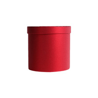 Boîtes Cadeaux pour Bougies Cylindriques, Boîte Ronde pour Fleurs avec Couvercle, Cadeau pour Maman, Bouquet de la Saint-Valentin