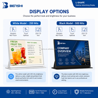 Écran LCD de comptoir, panneau de menu numérique Android, support d'affichage pour exposition, publicité numérique, moniteur d'affichage intelligent, écran publicitaire