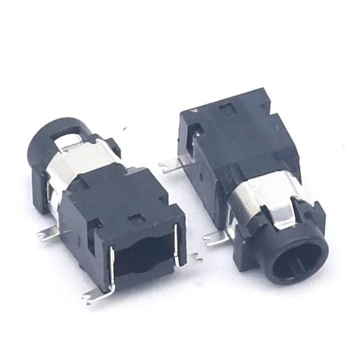 3.5 milímetros Feminino Conector de Áudio 6 Pin SMT Stereo Phone Jack