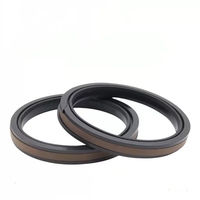 Joints de piston SPGW PTFE+PA+NBR pour vérins hydrauliques, pression 50 MPa, plage de température -35~110°C, milieux à huiles minérales