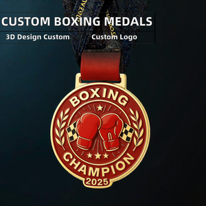 Medallas de <span class=keywords><strong>Boxeo</strong></span> Personalizadas Premium con Logotipo, Premios de Campeonato de Metal para Torneos, Regalos Promocionales y de Bienvenida - Product Image 2