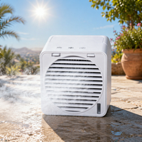 Mini ventilateur rafraîchisseur d'air portable USB rechargeable, climatiseur personnel silencieux, ventilateur de bureau à refroidissement par eau