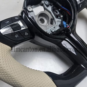 Volante Deportivo de Cuero Negro Piano para BMW Serie 3, Serie 5, F10, F20, F30, F90, F01, F02, Venta al Por Mayor - Product Image 4
