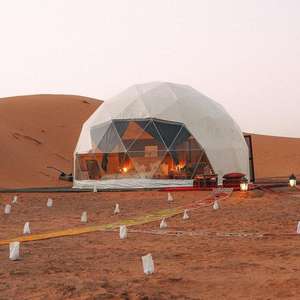 7 <span class=keywords><strong>Meter</strong></span> Geodésico Dome Tenda para 3 Pessoas Luxo Esférico Glamping Tenda para Outdoor Resort Hotel Camping Event Use B & B Família - Product Image 5