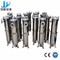 Boîtier de filtre à eau à haute pression à sac unique en acier inoxydable 7*32'' 180*810mm