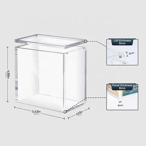 Scatola Impilabile in Acrilico <span class=keywords><strong>con</strong></span> <span class=keywords><strong>Coperchio</strong></span> Magnetico, Contenitori Trasparenti per Esposizione - Product Image 6