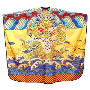 <span class=keywords><strong>Capes</strong></span> de barbier antistatiques professionnelles de coupe de cheveux de FYD avec <span class=keywords><strong>le</strong></span> chinois <span class=keywords><strong>le</strong></span> dragon et la Cape de motif de phénix - Product Image 3
