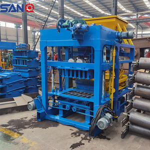 Ligne de production de blocs de béton électriques entièrement automatiques QT4-25 pour pavés, parpaings et bordures – Vente chaude en Afrique - Product Image 3