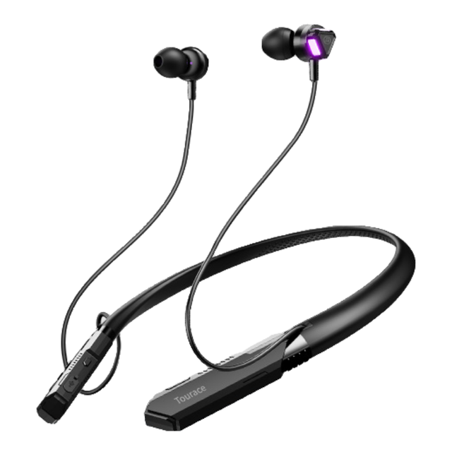 RGB Light Gaming for Bluetooth Earbuds with Low Latency 30ms Delay-Free Sound 60H Playtime LED Battery Indicator for Mobile/PC