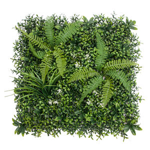 P19 Nouveau design Mur de plantes vertes de jardin vertical Mur de gazon artificiel en plastique truqué Haie de gazon artificiel Panneau de plantes murales artificielles - Product Image 4