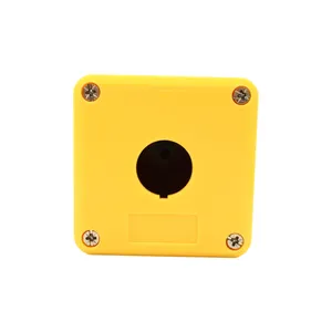 Düğme kutusu XAL-B anahtar kutusu düğme kutusu su geçirmez ve toz geçirmez sarı gri beyaz 1 delik