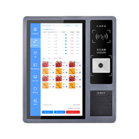 Terminal de point de vente Android, caisse enregistreuse tout-en-un, écran tactile 21,5 pouces, kiosque de commande automatique, impression de factures, numérisation, multi-industriel
