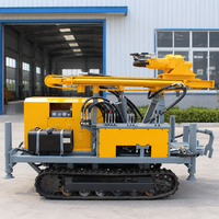 Foreuse de puits d’eau profond 260m 74kW diesel machine de forage de puits d’eau 400mm pour roche dure et puits agricoles