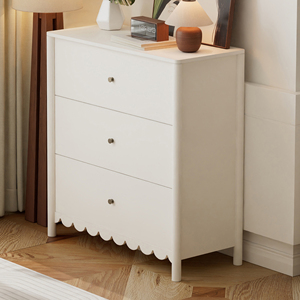 Combohome expédition d'usine <span class=keywords><strong>commode</strong></span> de style <span class=keywords><strong>scandinave</strong></span> organisateur de tiroir naturel à <span class=keywords><strong>3</strong></span> <span class=keywords><strong>tiroirs</strong></span> avec poignée ronde pour chambre à coucher - Product Image 2