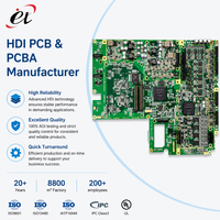 PCB FR4 de 10 Capas y Ensamblaje de PCB con Acabado de Superficie HASL, Cumple con RoHS, Procesamiento Electrónico de PCBA