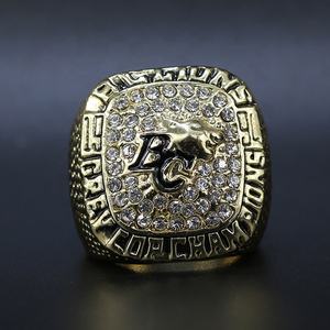 Anello Sportivo <span class=keywords><strong>CFL</strong></span> 1994 Canadian Lions Grey Cup, Placcato Oro, in Lega Professionale - Product Image 2